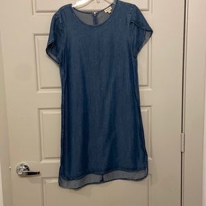 Denim dress. XS runs big